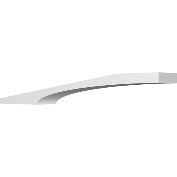 Ekena Millwork 4-in. W x 28-in. D x 40-in. H Westlake Architectural Grade PVC Knee Brace BRCP04X28X40WTL - main